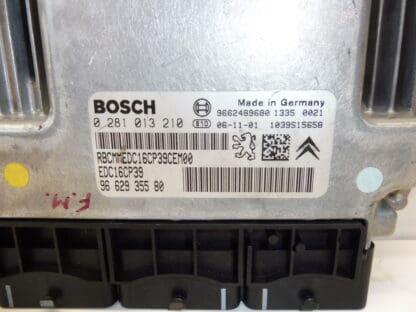 Řídící jednotka Bosch EDC16CP39 0281013210 9662935580 1942K9