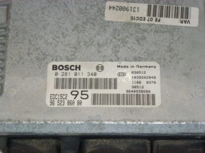 ECU Bosch EDC15C2 virgin 9652386080 0281011340