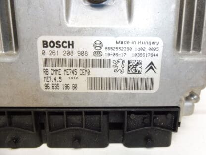 ECU Bosch ME7.4.5 0261208908 9663518680 1940TK