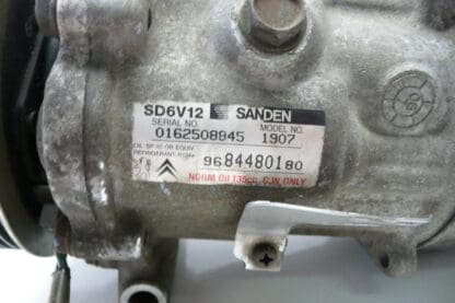 Klimakompresor Sanden SD6V12 1907 Citroën Peugeot 9684480180 6453XP