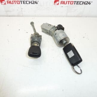 Sada zámků a 2 klíče Citroën Peugeot 4162KF 4162KC