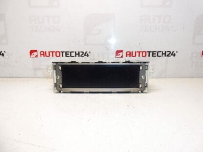 Display rádia počítače Peugeot 807 Citroen C8 9665989780-01