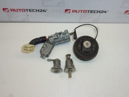 Sada zámků + 2 planžety Citroën C1 Peugeot 107 1608745780 4162FH